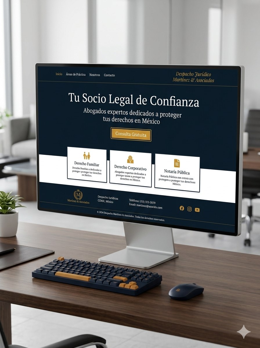 Ejemplo página web despacho